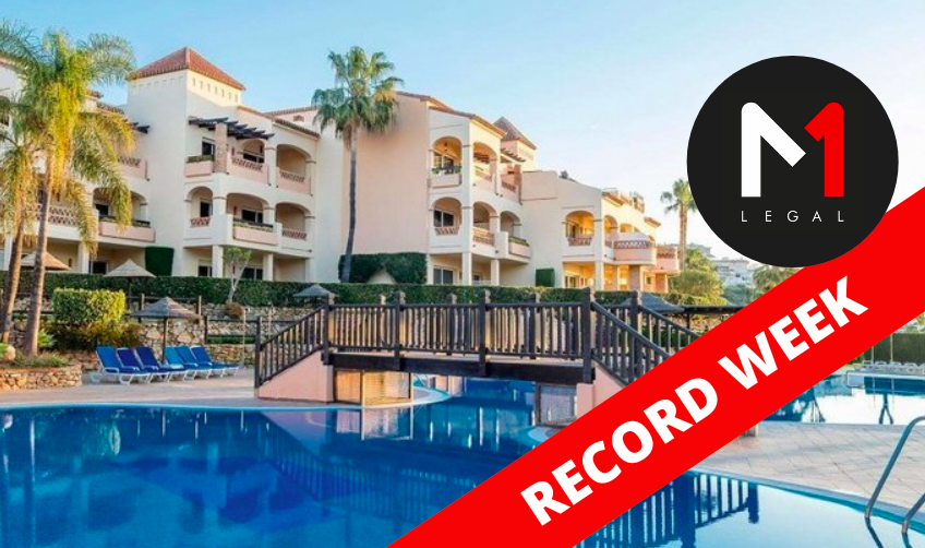 M1 LEGAL SECURES £400K IN JUST ONE WEEK FOR TIMESHARE CLAIMANTS